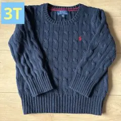 Polo Ralph Lauren ケーブルニットセーター 3T 100cm