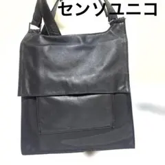 Sensounicoセンソユニコ ショルダーバック慈雨レザー薄型バック軽量
