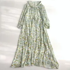 美品 フランシュリッペ もぐもぐ ドビーシフォンワンピース M シアー 洗えるのサムネイル