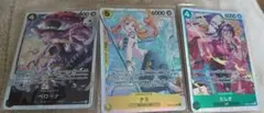 ワンピースカード ヒロインズエディションSR3枚セット　ナミ、ペローナ、たしぎ