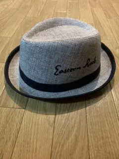 新品未使用 タグ付き Eastern Rock グレー ハット 麦わら