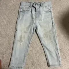 ZARA ライトブルー ダメージデニムパンツ 18-24ヶ月　92サイズ