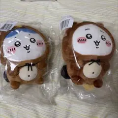 u*3様 ちいかわ　たぬきだもんくじ　B賞　ちいかわ&ハチワレ