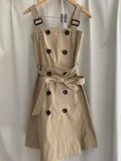 美品　スナイデル　トレンチワンピース　ベージュ　FREE