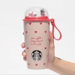 STARBUCKS スタバ バレンタイン 猫 ステンレスボトル ハート 匿名配送