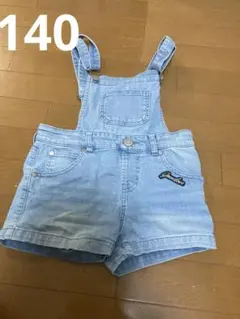 JENNI love オーバーオールショートパンツ 140cm