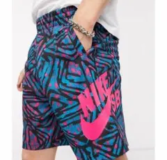 NIKE SB ショートパンツ 総柄 ピンク ブルー　美品のサムネイル