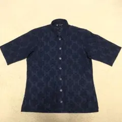 70s ヴィンテージ　ジバンシー　総柄シャツ　ロングポイントカラー　chesaのサムネイル