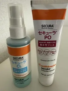 セキューラPO 撥水性ジェル＆セキューラCL 弱酸性洗浄料2本セットのサムネイル
