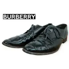 BURBERRY 本革 レザーシューズ ブラック 24cm ドレス 革靴