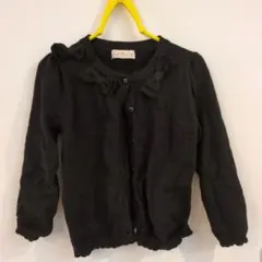 Catherine Cottage 黒 リボン付きカーディガン