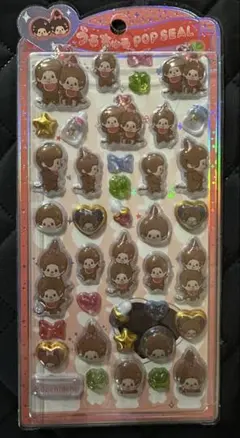 うるちゅるポップシール　モンチッチ