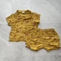 petit main 総柄セットアップ おさるのジョージ 80