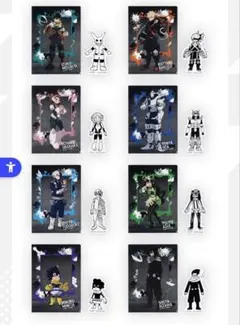 一番くじ 僕のヒーローアカデミア H賞 クリアファイル＆ステッカー コンプセット