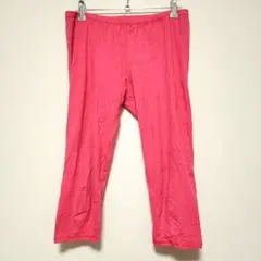 ピンク カジュアルパンツ 【S】レディース スパッツ 部屋着 かわいい 薄手