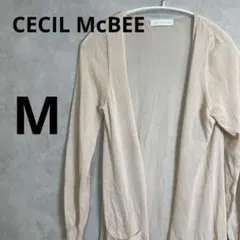 CECIL McBEE ロング カーディガン トップス ベージュ M