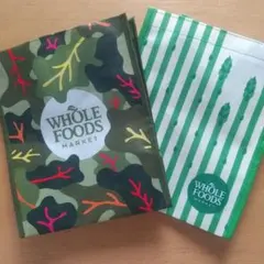 Whole Foods Market エコバッグ 迷彩 アスパラ