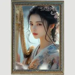 P2874　弁財天　繁盛・学問の成就　【開運•絵画風•ヒーリングアート】