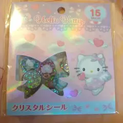 ハローキティ クリスタルシール エンジェル おはじきシール サンリオ 国内正規品