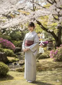 しつけ糸つき 紅花紬➀単衣 夏着物 身丈156裄丈64水色系 | Mercari