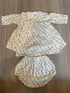 PETIT BATEAU 花柄ワンピースセット 6m/67cm