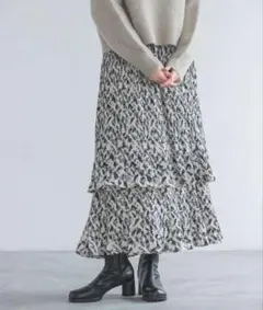 【A part by】ホソプリーツティアードスカート