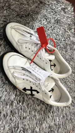 OFF WHITE レザースニーカー 44 美中古 - メルカリ