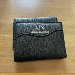 Armani Exchange]】AXロゴ ミニジップアラウンドウォレット黒 - メルカリ