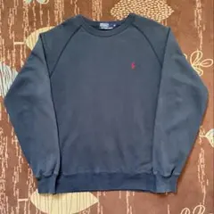 希少【Polo by Ralph Lauren】90s スウェット　ブラック　M