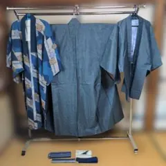 D822 本場大島紬 縦縞 正絹 着物 単衣 証紙付き 極美品 - メルカリ