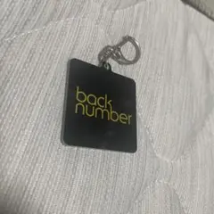 back number ロゴキーホルダー ブラック バックナンバー - メルカリ