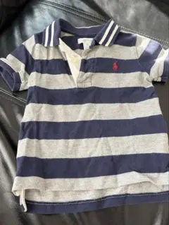 Ralph Lauren ポロシャツ 18M ネイビー/グレー