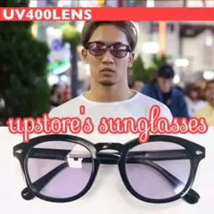 ◆サングラス◆ ウェリントン ライトパープル　UV400【新品】No.2Y