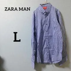 ✨️美品✨️ZARA MAN 【L】スーパースリムフィット 長袖シャツ