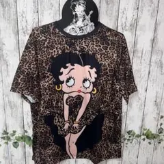 ベティちゃんTシャツ ベティブープTシャツ　トップス　ベティーヒョウ柄　派手のサムネイル