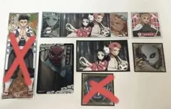 鬼滅の刃 ステッカーセットとキーホルダー