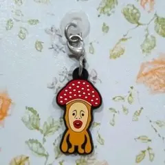 こびとづかん　めじるしラバーマスコット　ベニキノコビト