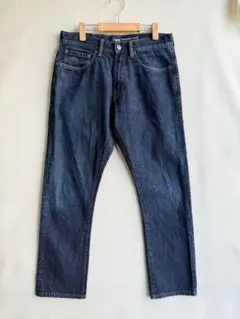 GAP メンズ　ストレート　ジーンズ　デニムパンツ　w31 濃紺　色落ち