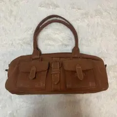 ダコタ ミニボストン ハンドバッグ 肩掛け キャメル ブラウン オール