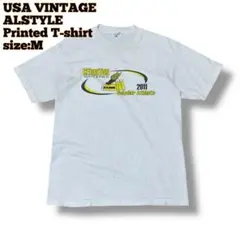 USA古着 ALSTYLE プリントTシャツ CERRITOS ホワイト
