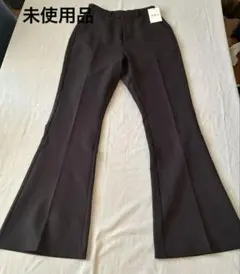 GRL グレイル センタープレスフレアパンツ ブラック Mサイズ