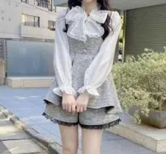 ROJITA セットアップ BIG リボンツイードセットアップ 長袖