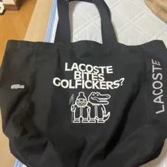 LACOSTE × GOLFICKERS・トートバッグ・レア・完売品・ネイビー - メルカリ