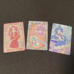 名探偵プリキュア　キラキラカードグミ　カード3枚セット