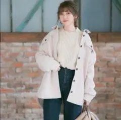 しまむら AYA ベージュ CPOジャケット L