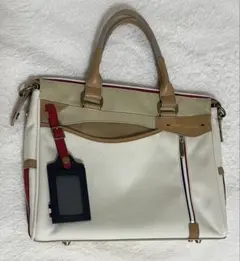 【良品】サマンサキングズ ビジネスバッグ キャンバス A4収納可能