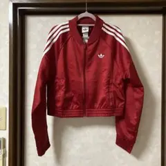 adidas トレフォイル トラックジャケット レッド