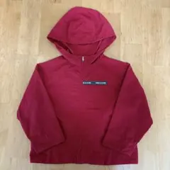 COMME CA DU MODE フード付きジャケット レッド 100サイズ