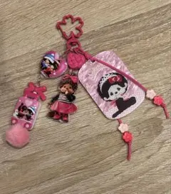 モンチッチ ストラップ ピンク 新品 - メルカリ