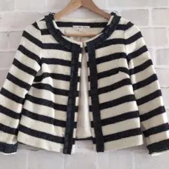 グリーンレーベルリラクシング　ノーカラー　ジャケット　デニム　Size38